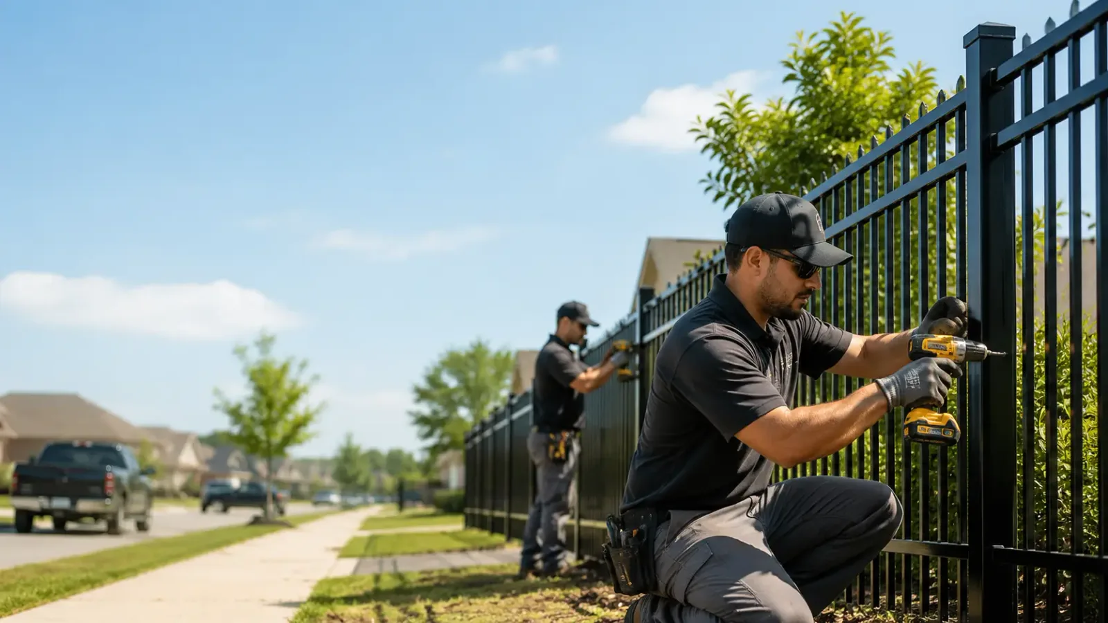 Metal Fence Installation in Burlington, WI